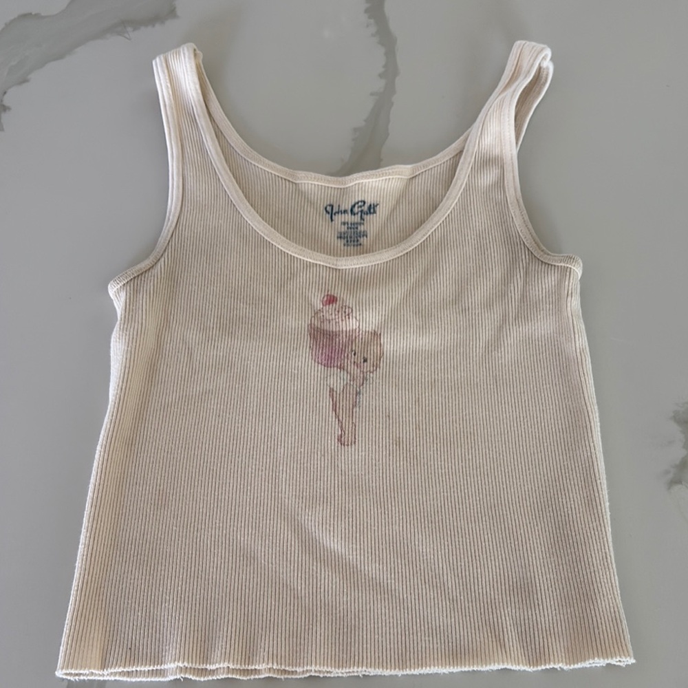 PacSun Cream Camisole Soft Casual Top